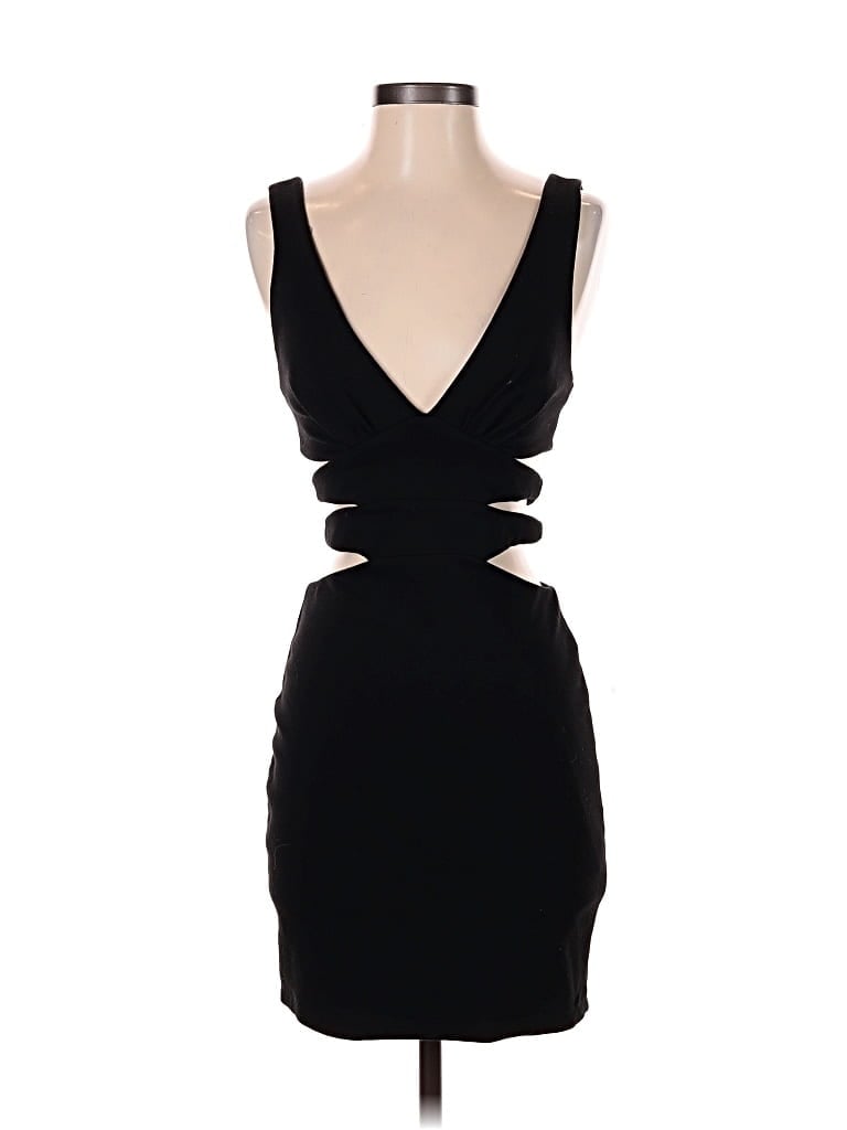 Pre-owned Bebe Cocktail Dress In Black