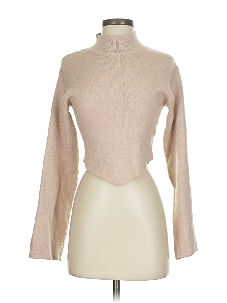 Pre-owned Le Lis Turtleneck Sweater In Brown