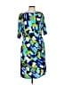 TKO Graphic Blue Cocktail Dress Size L - photo 1