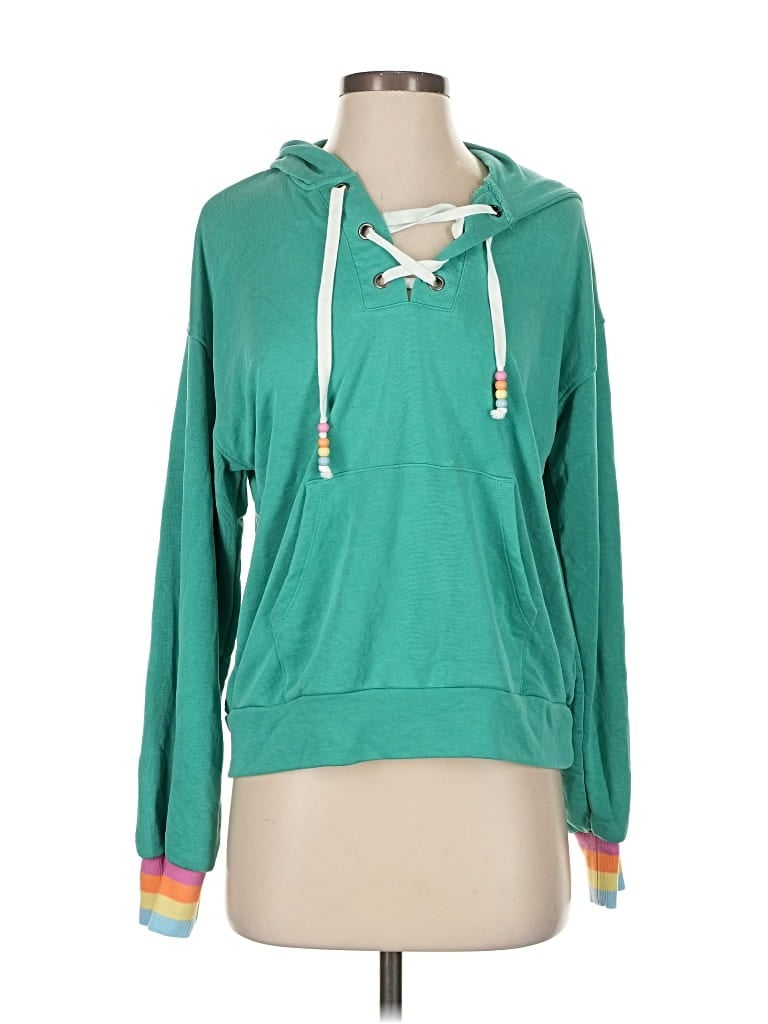 Pre-owned Pj Salvage Sweatshirt In Green