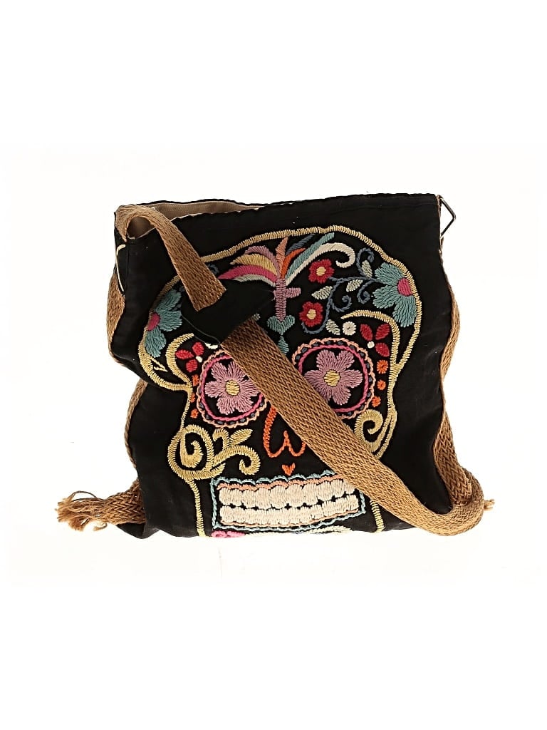 Pre-owned La Troupe Crossbody Bag In Black