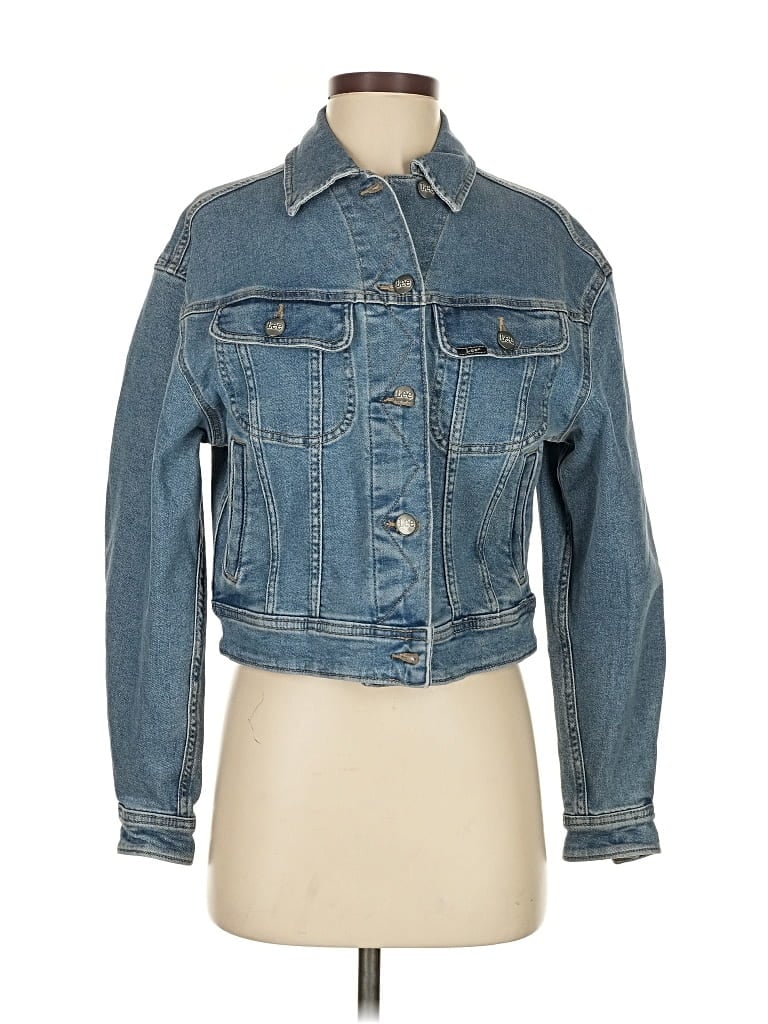 Pre-owned Lee Denim Jacket In Blue