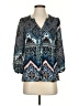 Leifsdottir 100% Silk Blue Blouse Size 4 - photo 1
