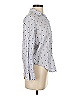 Rails Polka Dots Gray Long Sleeve Blouse Size XS - photo 4