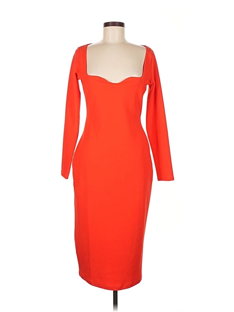 Pre-owned H&m Cocktail Dress In Orange