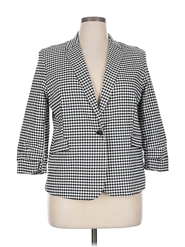 Pre-owned Rachel Zoe Tjx Blazer Jacket In Gray