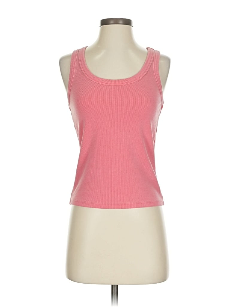 Pre-owned Marine Layer Tank Top Pink Strapless Neckline Tops