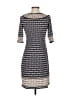 Max Studio Print Gray Casual Dress Size XS - photo 2