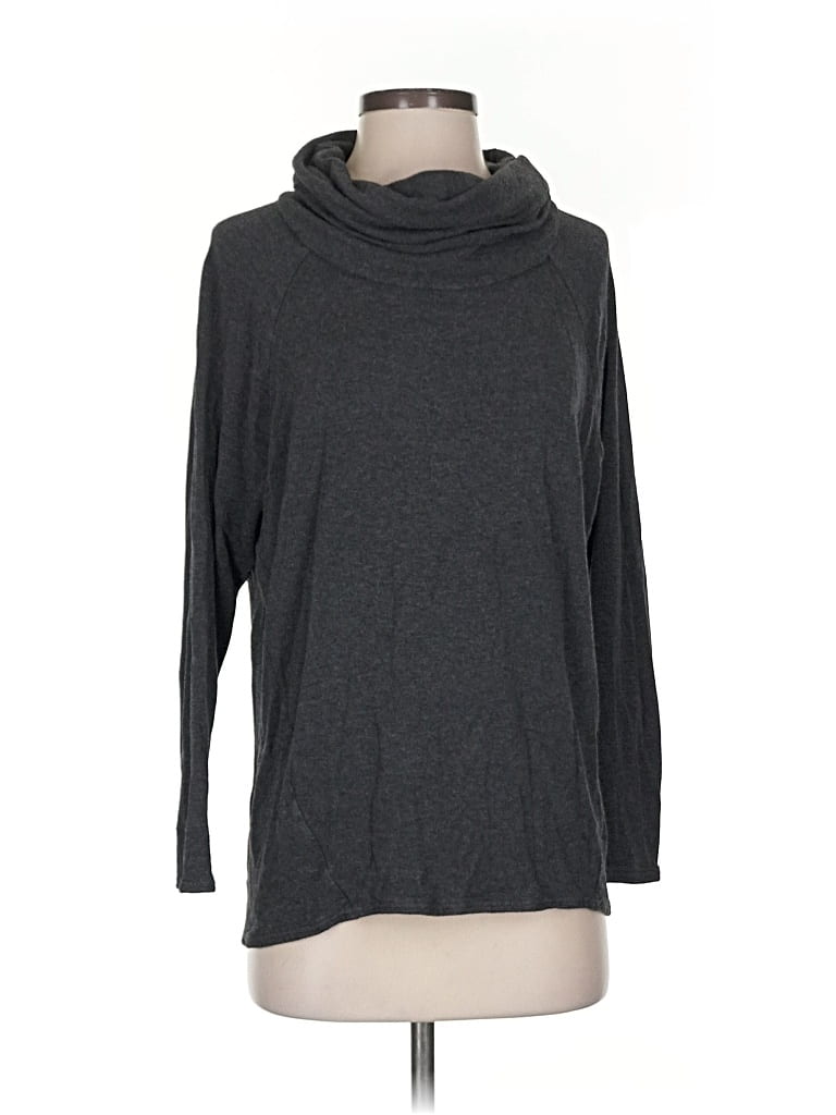 Pre-owned Lou & Grey Turtleneck Sweater In Gray