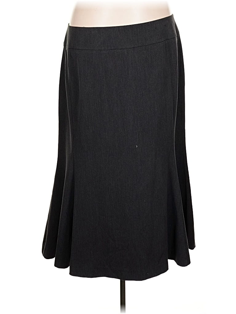 Pre-owned Lane Bryant Casual Skirt In Black