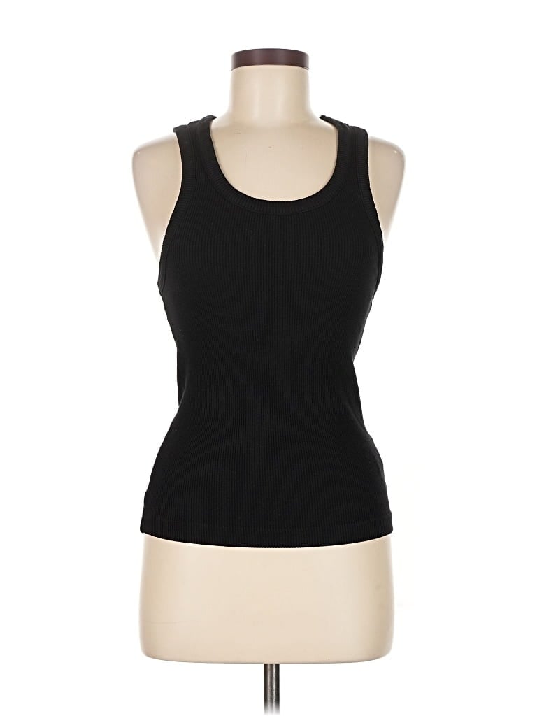 Pre-owned Agolde Tank Top Black Halter Neckline Tops