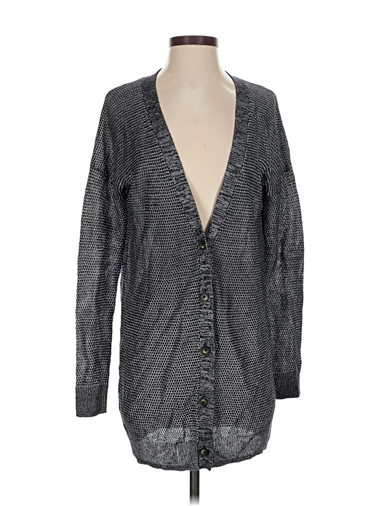 Pre-owned Vince Cardigan Sweater In Gray