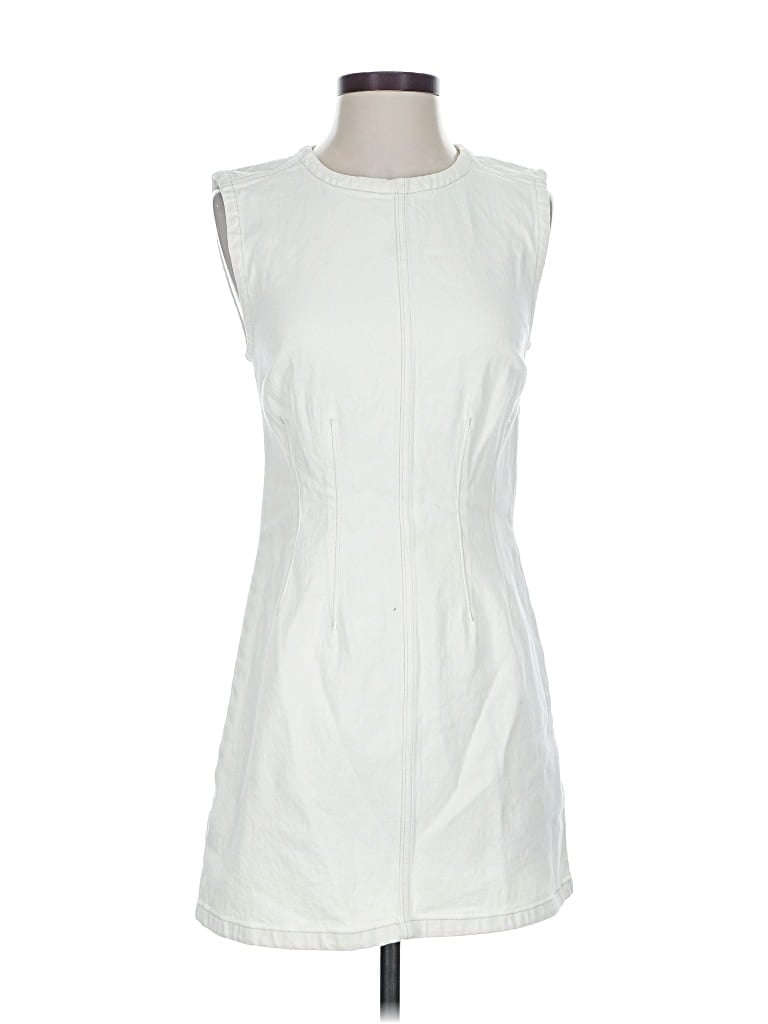 Pre-owned Abercrombie & Fitch Casual Dress In White