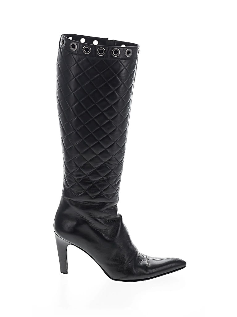 Pre-owned Via Spiga Boots In Black