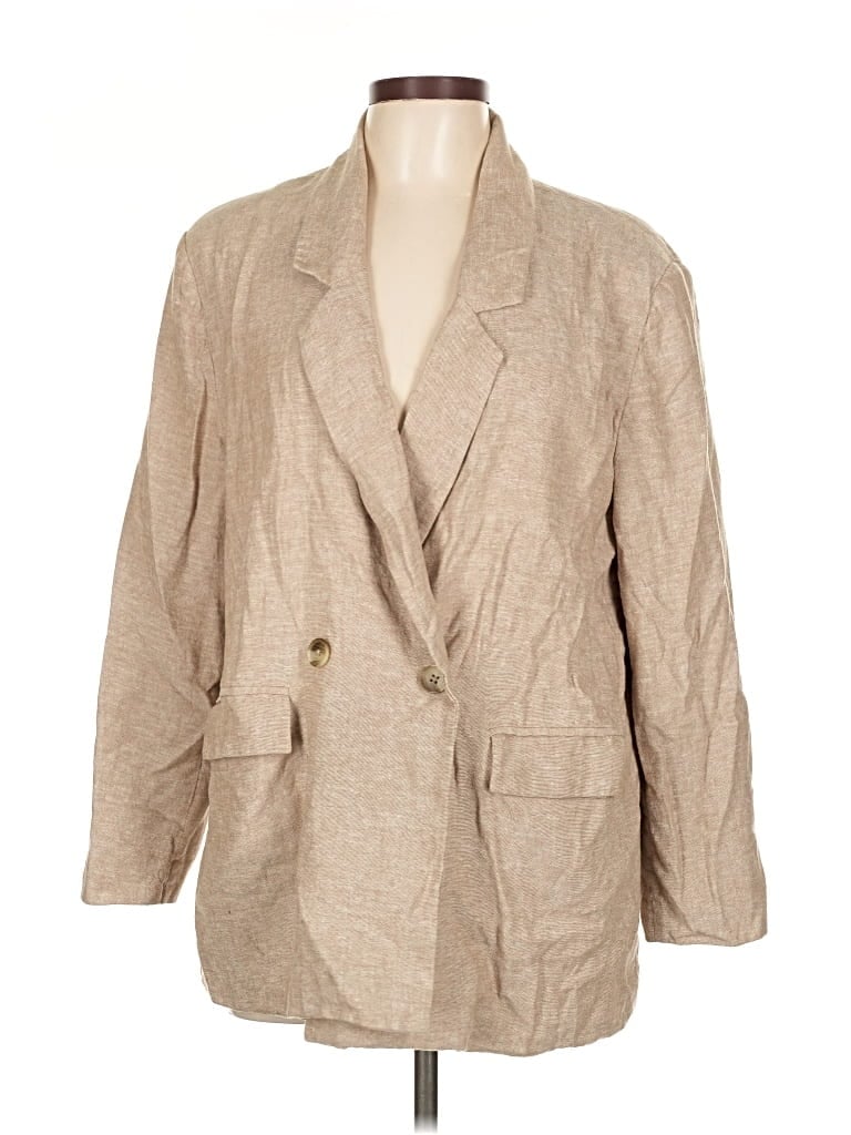 Pre-owned Old Navy Blazer Jacket In Brown