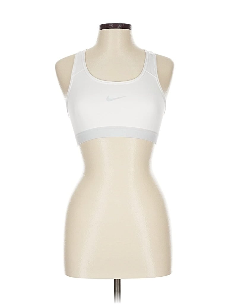 Pre-owned Nike Sports Bra In White