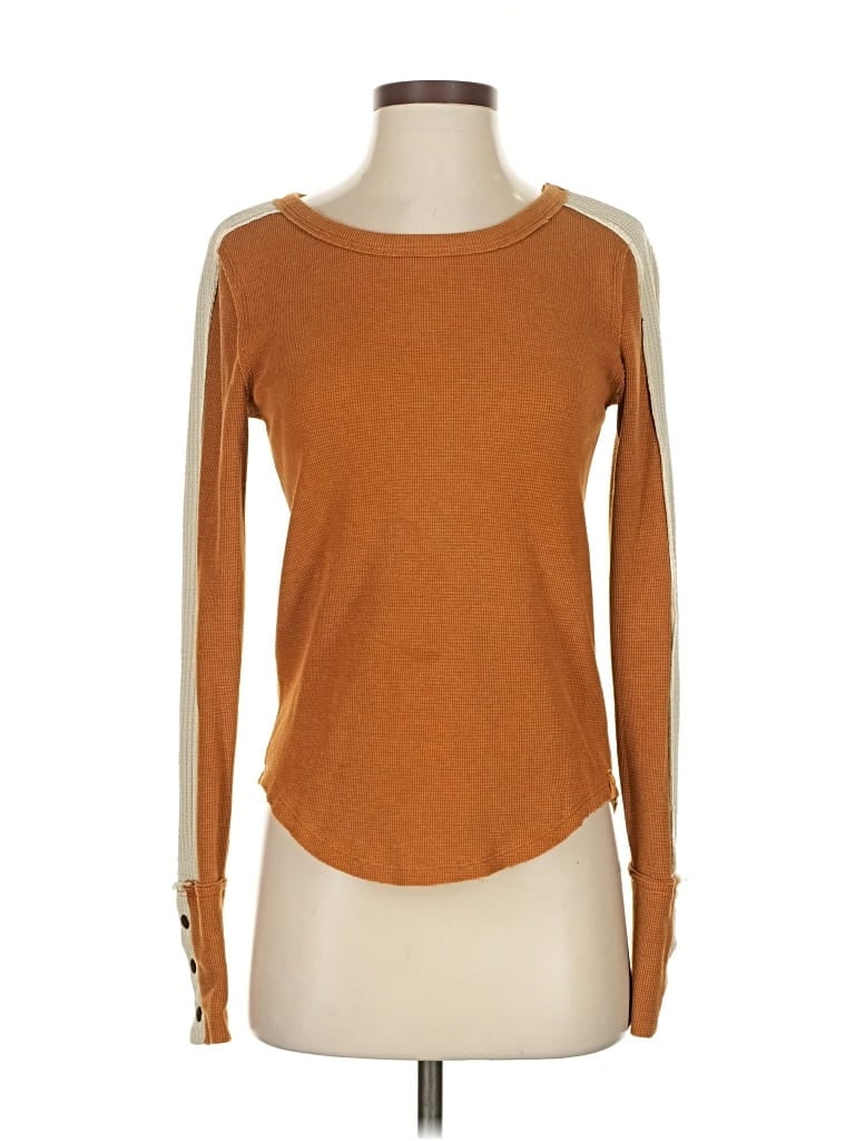 Pre-owned We The Free Pullover Sweater In Orange