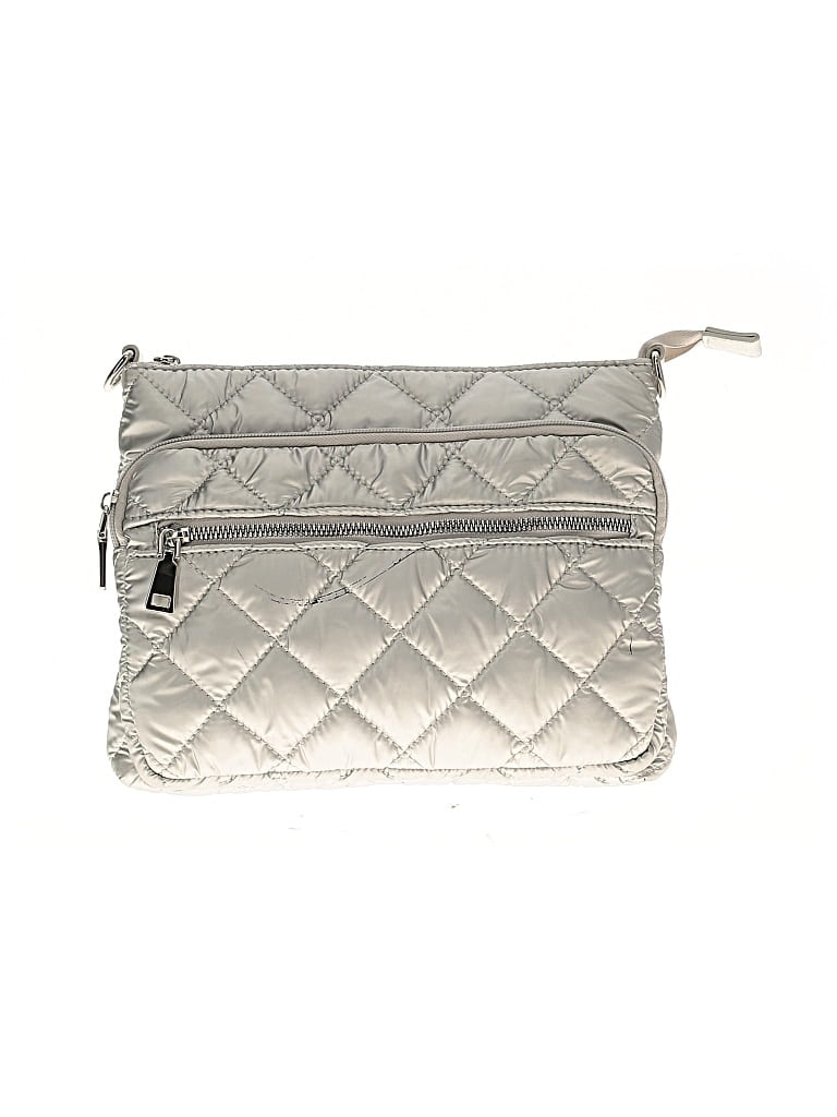 Pre-owned Inc International Concepts Crossbody Bag In Silver
