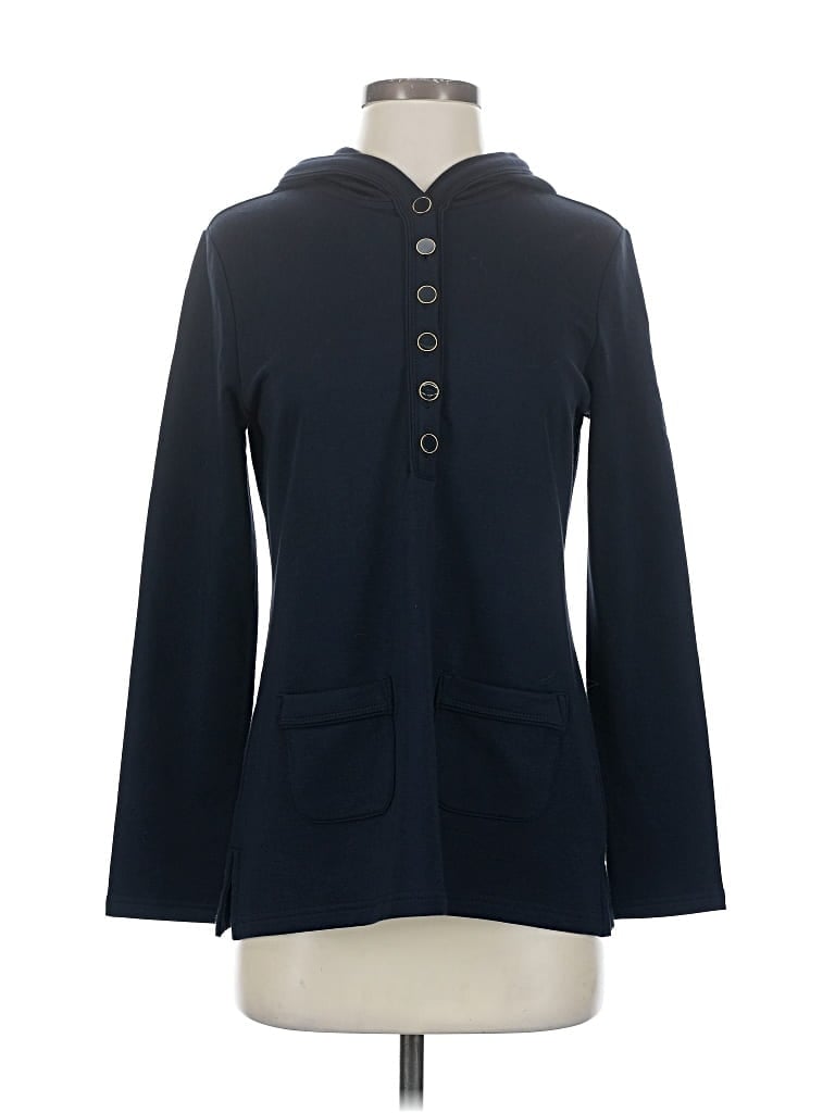 Pre-owned Talbots Zip Up Hoodie In Blue