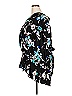 Lane Bryant 100% Polyester Floral Black 3/4 Sleeve Blouse Size 26 - 28 Plus - photo 5