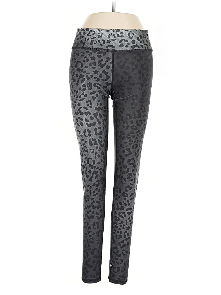 Pre-owned Terez Yoga Pants In Gray