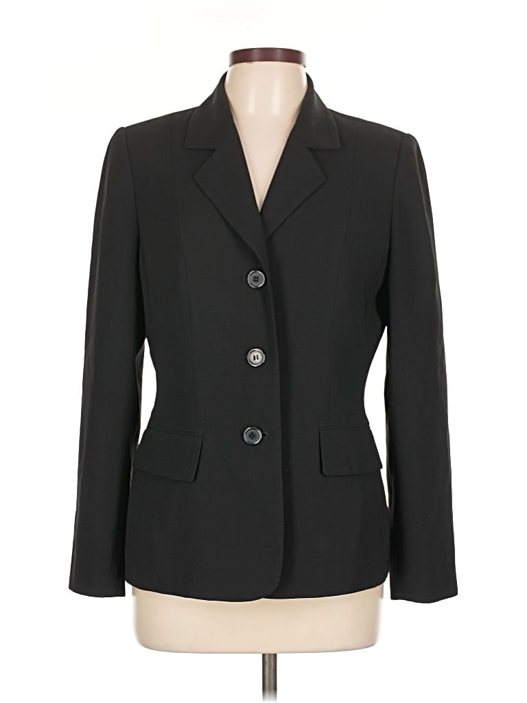 Pre-owned Kasper Blazer Jacket In Black