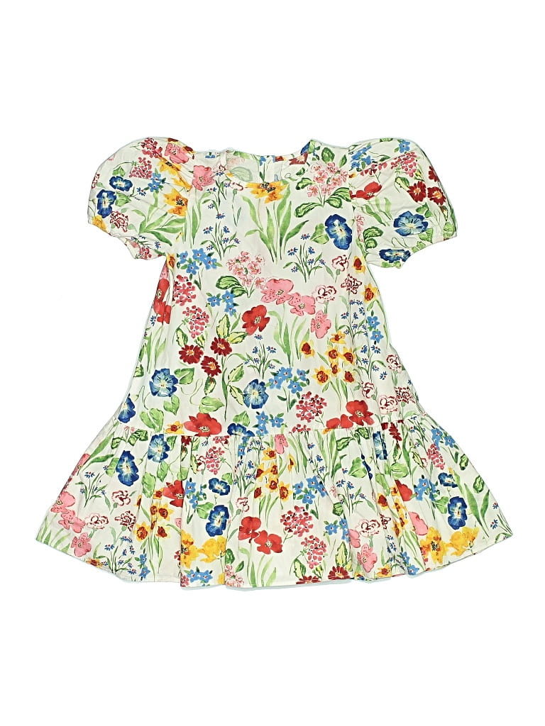 Pre-owned Cara Cara Kids' Dress In White