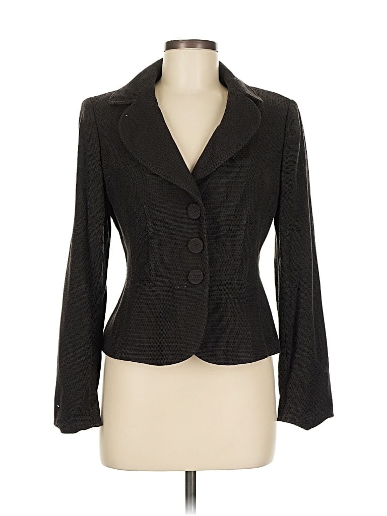 Pre-owned Ann Taylor Blazer Jacket In Gray