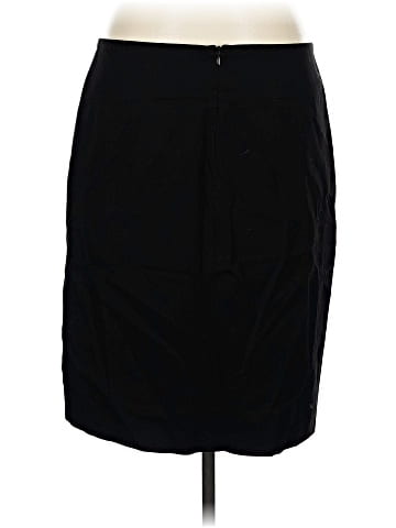 Ecru Faux Leather Skirt (view 2)