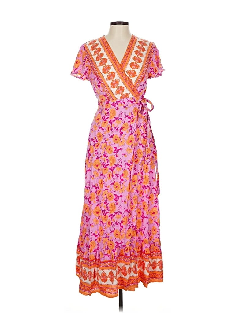 Pre-owned Zesica Casual Dress In Orange