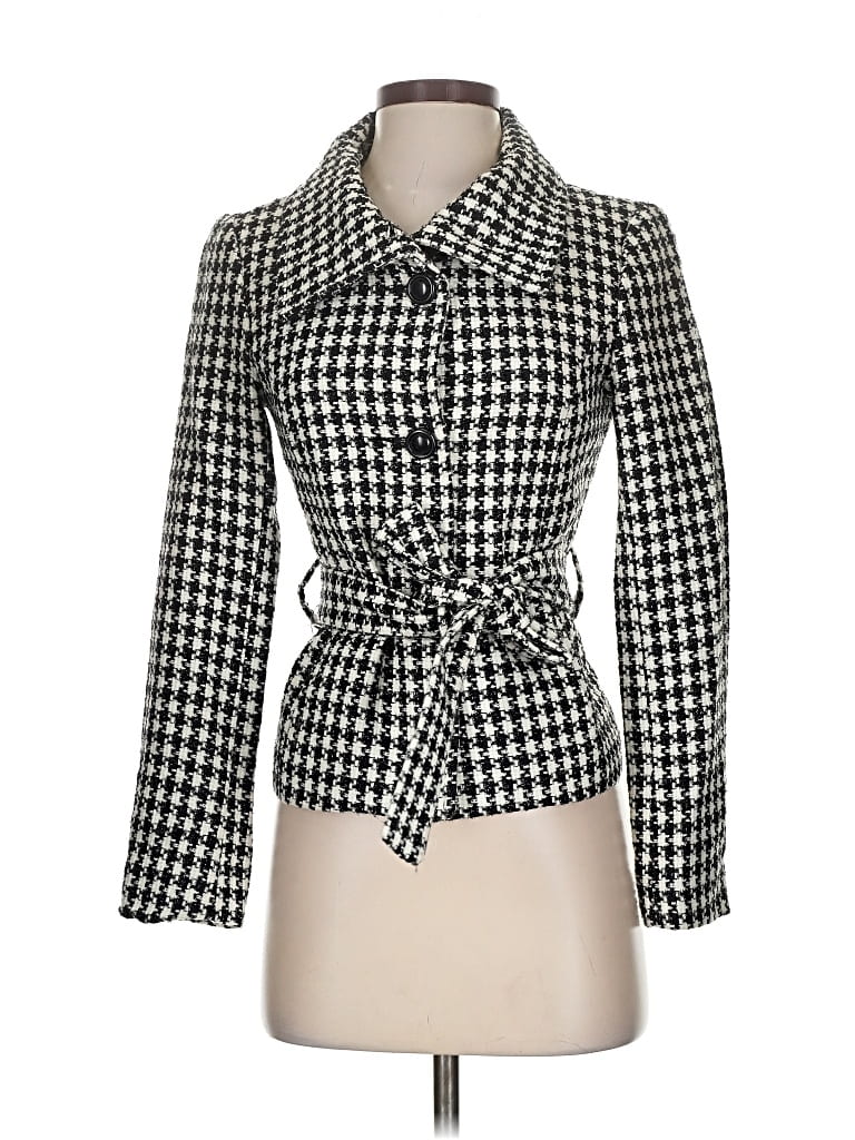 Pre-owned Zara Basic Blazer Jacket In White