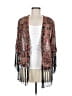 Wrap 100% Viscose Pink Kimono Size 8 - photo 1