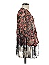 Wrap 100% Viscose Pink Kimono Size 8 - photo 4