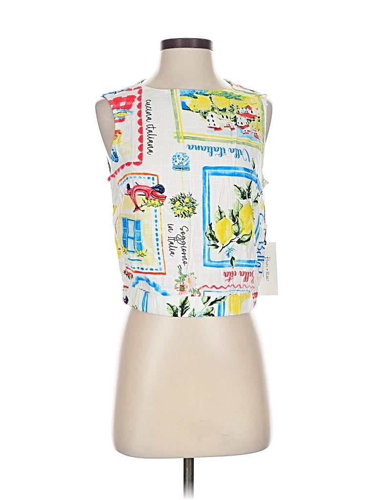 Haver + Blair Sleeveless Blouse In White