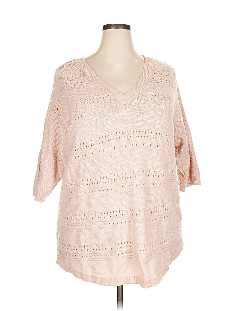 Pre-owned Torrid Pullover Sweater In Pink