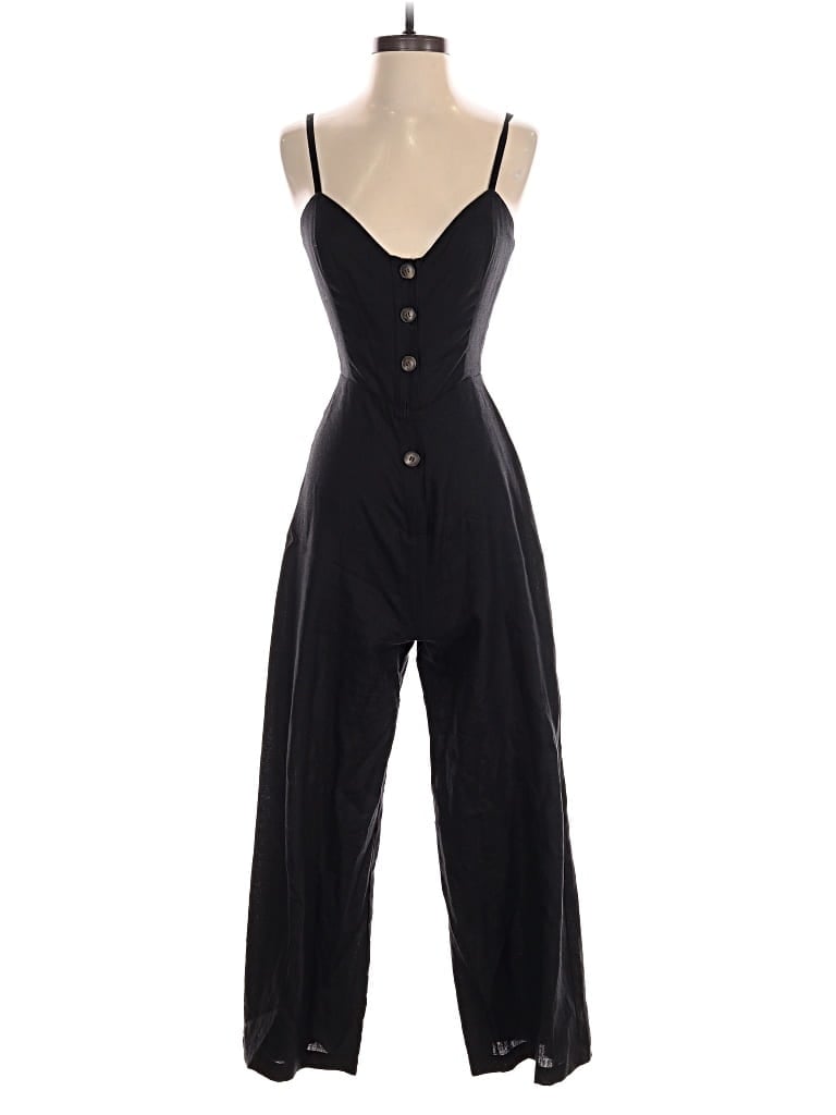 Pre-owned Reformation Jumpsuit In Black