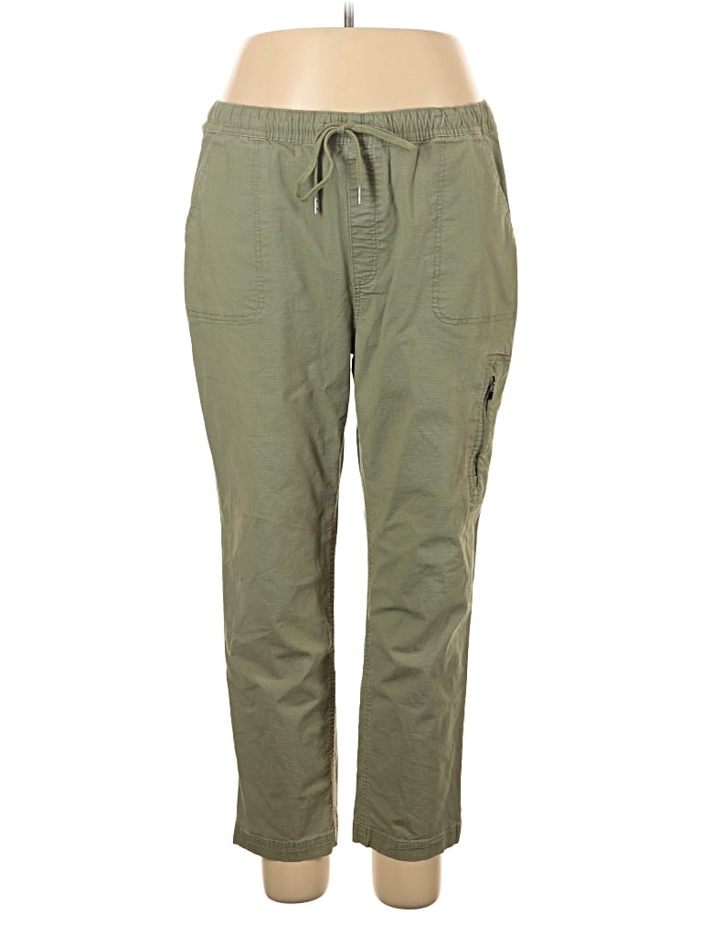 Pre-owned Eddie Bauer Cargo Pants In Green