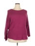 City Chic Burgundy Pullover Sweater Size 22 - photo 1