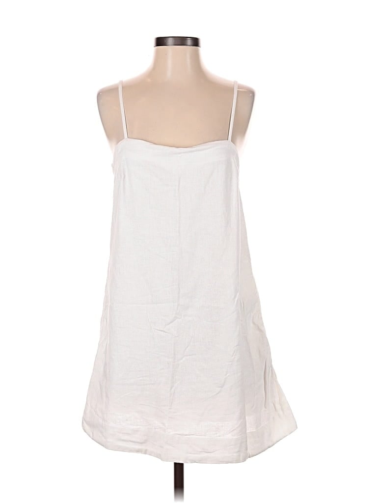 Pre-owned Abercrombie & Fitch Romper In White