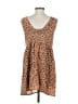 Auguste 100% Rayon Animal Print Brown Cocktail Dress Size 2 - photo 2
