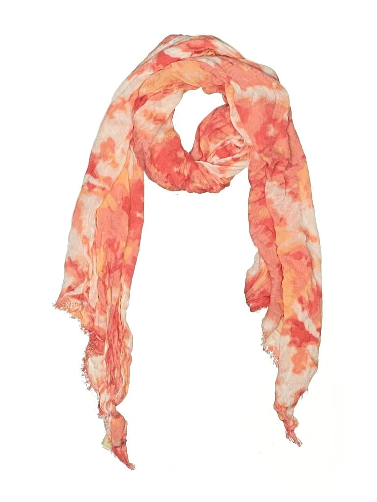 Pre-owned Calvin Klein Scarf In Orange