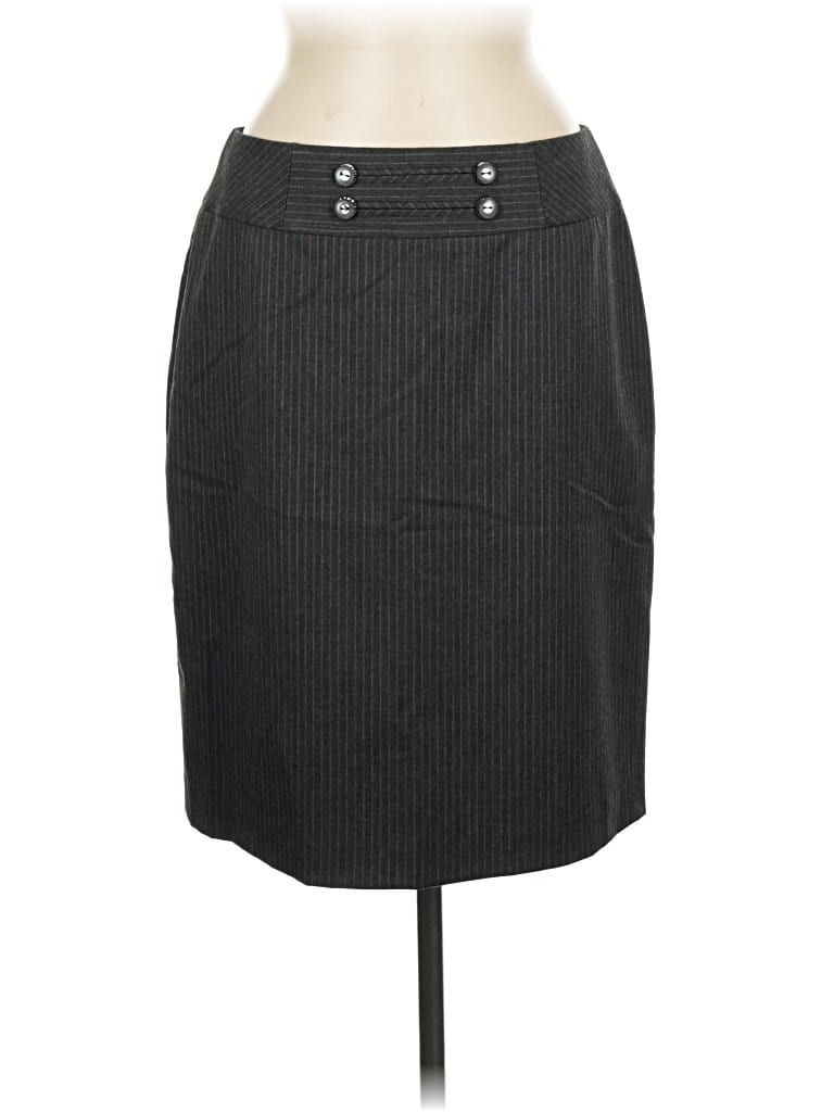 Pre-owned Antonio Melani Formal Skirt In Gray