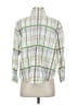 Alysi Plaid Green 3/4 Sleeve Blouse Size 4 - photo 2