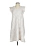 Ann Taylor LOFT Stripes White Casual Dress Size XS - photo 1