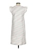 Ann Taylor LOFT Stripes White Casual Dress Size XS - photo 2