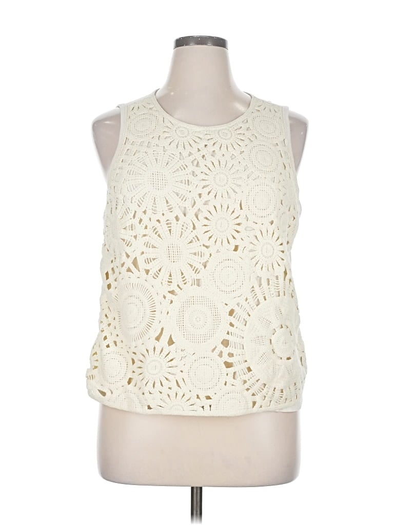 Pre-owned Maurices Cardigan Sweater In White