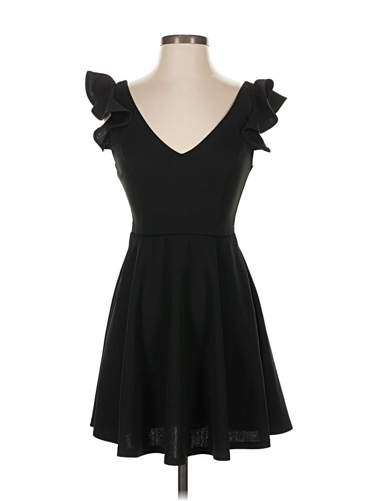 Pre-owned Mi Ami Cocktail Dress In Black