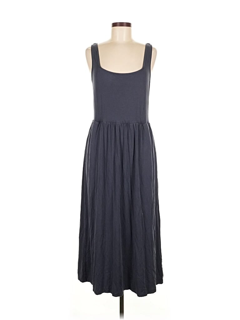 Pre-owned Garnet Hill Casual Dress In Gray