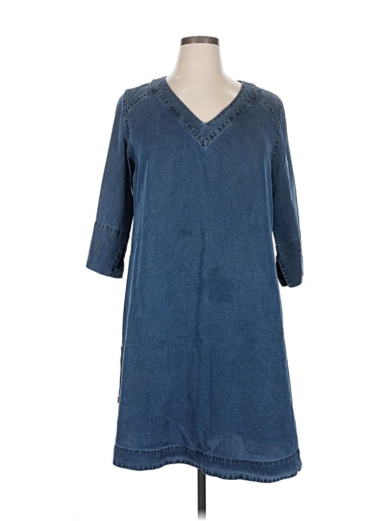 Pre-owned Soft Surroundings Casual Dress In Blue
