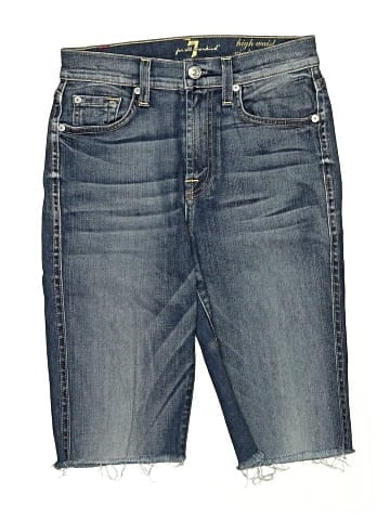 7 For All Mankind Denim Shorts (view 1)